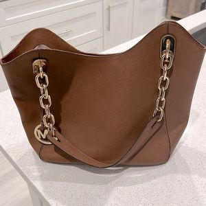 Authentic Brown Michael Kors shoulder bag